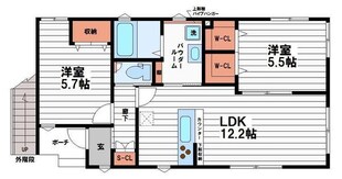 カリカハウスの物件間取画像